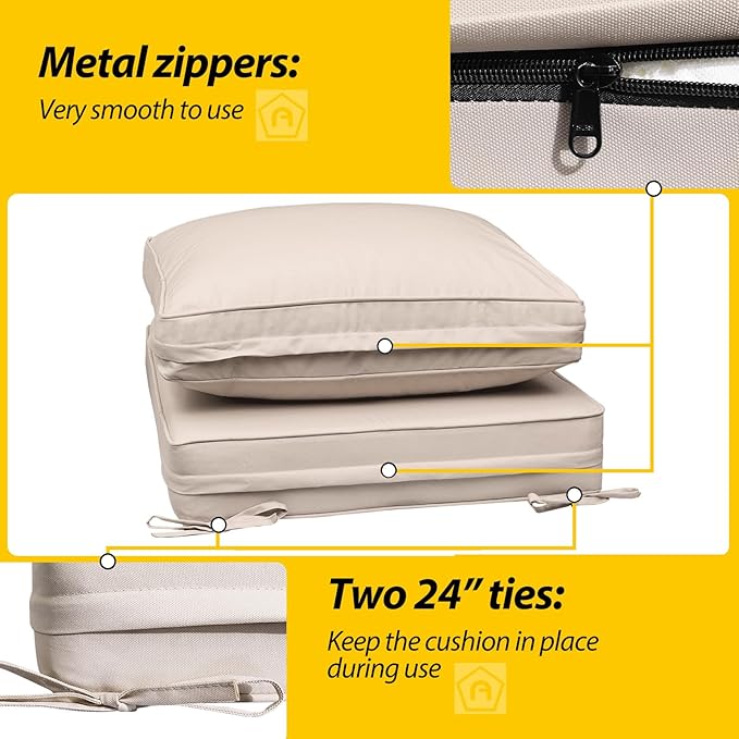 AAAAAcessories Outdoor Deep Seat Cushions - Image 3