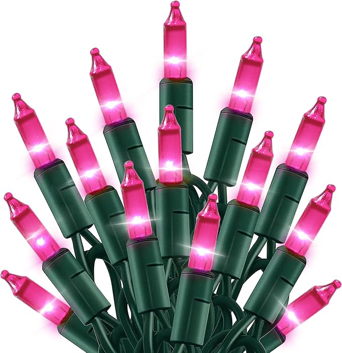 TW SHINE Christmas Lights, 20FT 100 Count Incandescent Mini Christmas Tree Light by TWSHINE