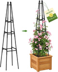 1 Pack Garden Obelisk Trellis for Climbing Plants Outdoor Indoor Pots, Plant by GrowYourGreenParadise