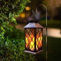 Solar Lantern Outdoor, Garden Hanging Lantern- PVC Waterproof 3 LED Flickering by Nanzhujin