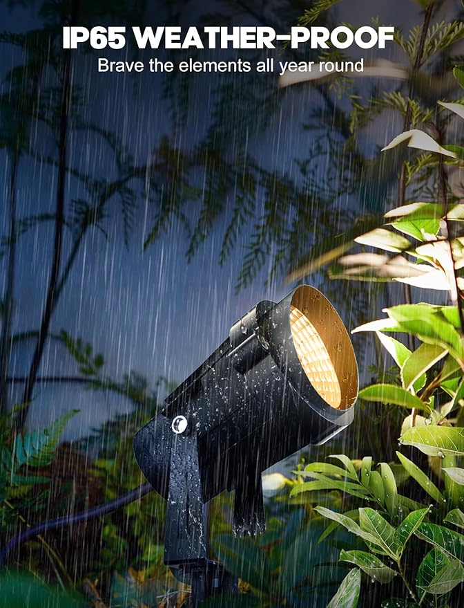 12W Low Voltage LED Landscape Lights - 12V Super Warm White Spotlight Landscape - Image 5