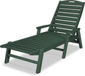 POLYWOOD NCC2280MA-P Nautical Arms Chaise, One Size by POLYWOOD