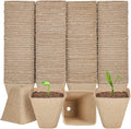 126 Packs Square Peat Pots, 3.15 Inch Seed Starting Pots by YESIACE