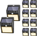 Solar Lights Outdoor, 10 Pack Solar Motion Sensor Outdoor Lights by sezac