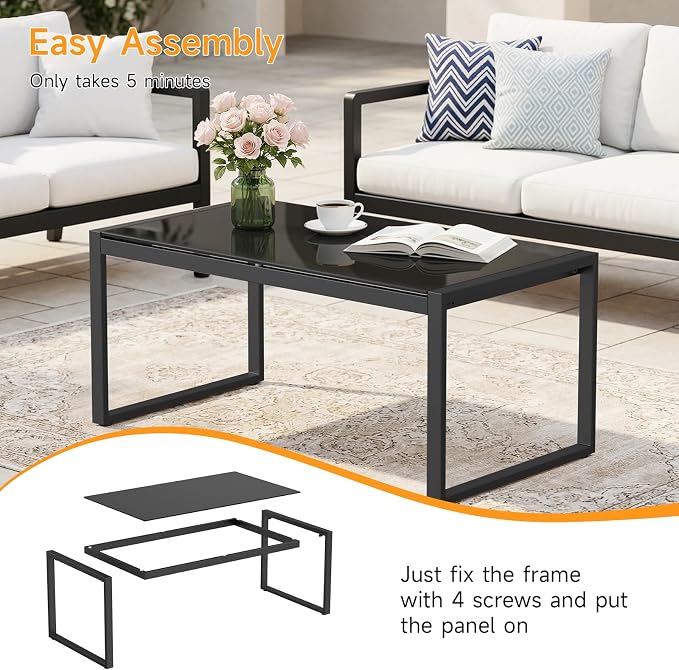 ONBRILL Rectangle Coffee Table - Image 7