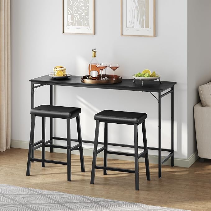 HOOBRO Bar Stools, Counter Height Bar Stools, 24 Inch Barstools - Image 8