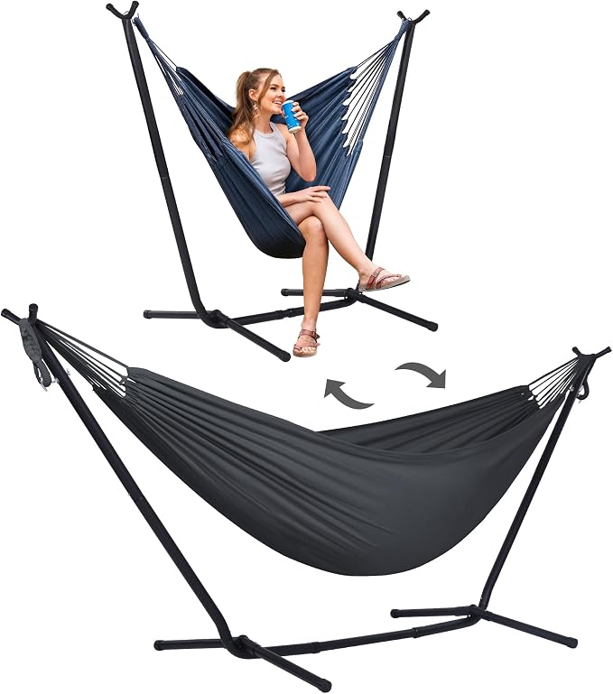 SUNCREAT 2-in-1 Hammocks Convertible Portable Double Hammock by SUNCREAT