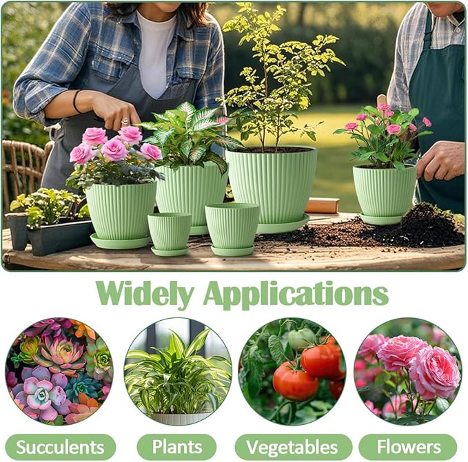 7.5/6.5/5.5/4.9/4.2/3.5 Inch Plant Pots - Image 2