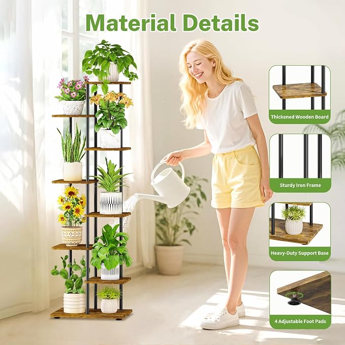iDavosic.ly 7 Tier Tall Plant Stand Indoor - Image 4