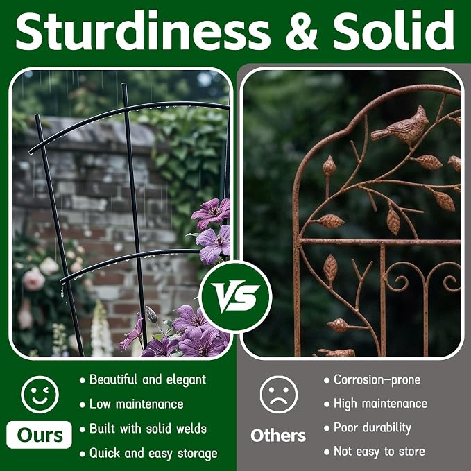 4 Pack 23'' Indoor Plant Trellis - Image 8