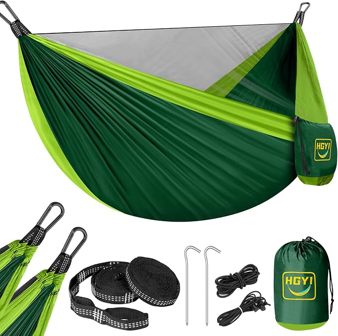 Camping Hammock Mosquito Net, Double & Single Portable Hammocks Hammocks by HGYI