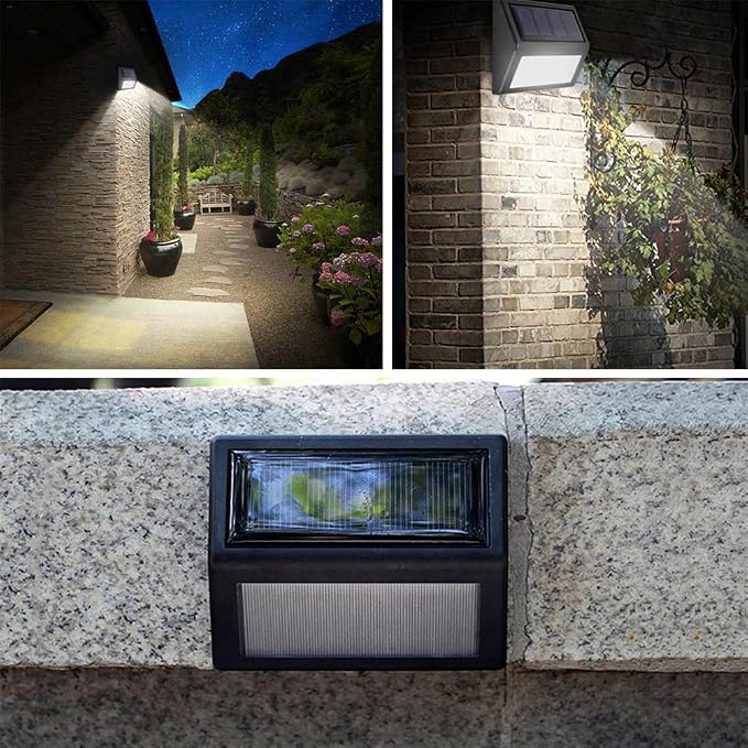 Solar Lights Outdoor, Waterproof Solar Powered Deck Step Lights - Image 6
