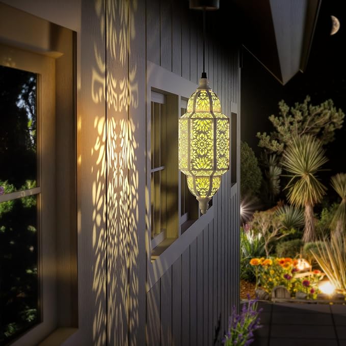 Twinkya Hanging Solar Lights Outdoor Garden Decorative Solar Lantern Waterproof - Image 6