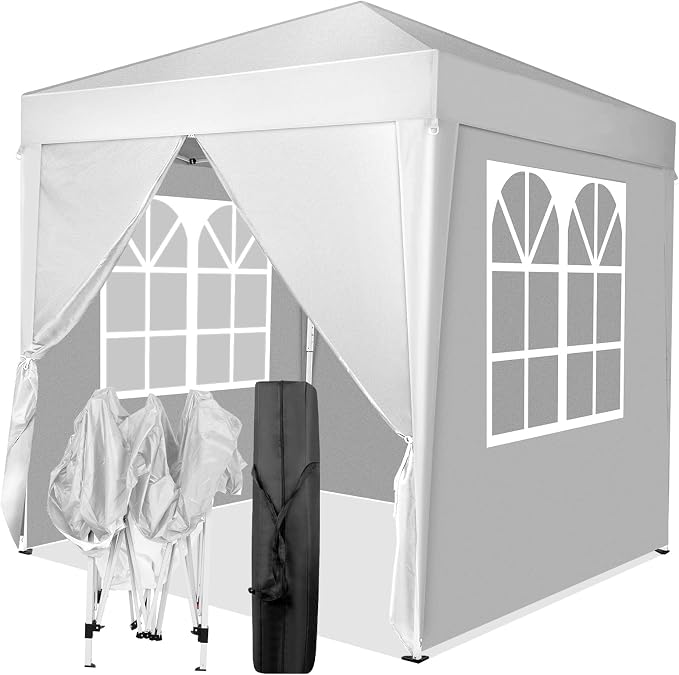 Outvita 6.5x6.5ft Pop Up Canopy Tent, Outdoor Instant Shelter Folding Canopy by Outvita