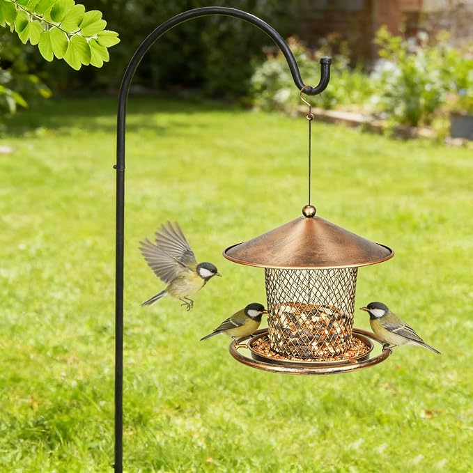 Bird Feeders for Outdoors, Heavy Duty Metal Wild Finch Feeder for Sparrow - Image 3