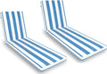 Only choice 2 Pieces Set Outdoor Lounge Chair Cushions Patio Chaise Lounge by ONLYCHOICE