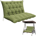 Porch Swing Cushion with Backrest, Waterproof Bench Cushion by Pakunoda