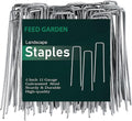 FEED GARDEN 6 Inch 500 Pack Galvanized Landscape Staples Plant Cover Pins 11 by FEEDGARDEN