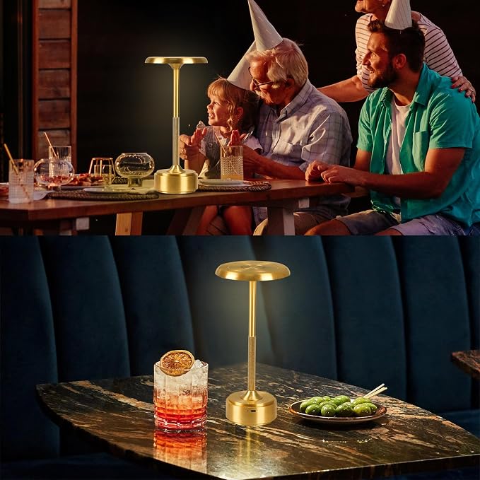 5200mAh Rechargeable Cordless LED Table Lamps Touch Sensor Light, 3-Levels - Image 5