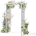 VINGLI Garden Arbor, Vinyl Wedding Arch by VINGLI