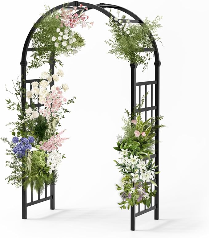 Outvita PVC Garden Arbor, Arch Trellis by Outvita