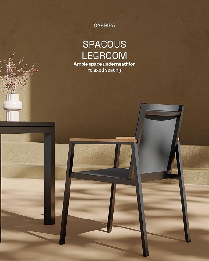 Outdoor Aluminum Patio Dining Table Set - Image 5