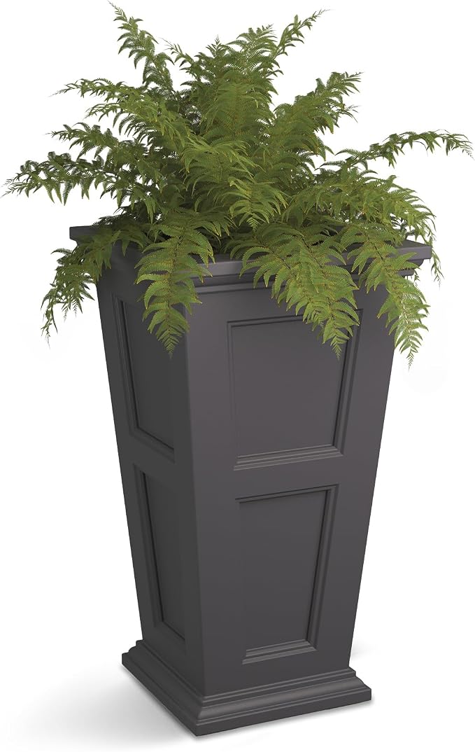 Mayne Fairfield 28-Inch Tall Planter – Self-Watering, Weather-Resistant Planter by Mayne