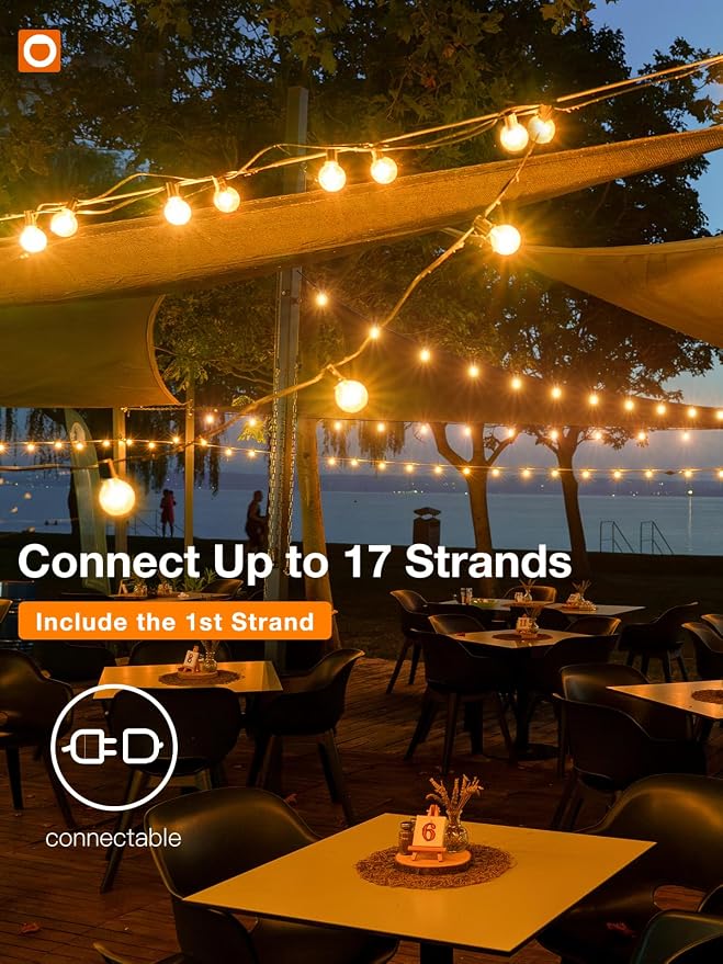 addlon 25FT Outdoor String Lights - Image 3