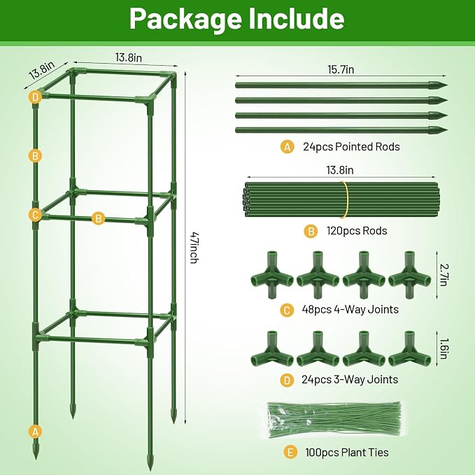 Legigo 6 Pack Square Tomato Cages - Image 4