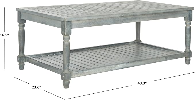 Safavieh Outdoor Collection Oakley Coffee Table - Image 3