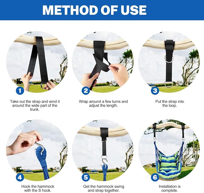 KPX Ourdoor Hanging Hammock Chair – Comfortable Tree Swing Chair Large Size - Image 5