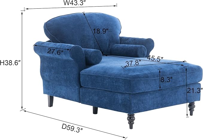 Chenille Recliner Sofa Chair - Image 2