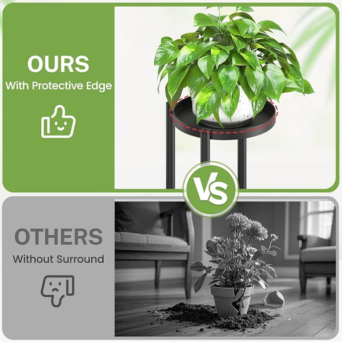iDavosic.ly 4 Tier Plant Stand Indoor Outdoor, Tiered Corner Multiple Flower - Image 5