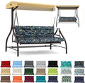 Waterproof Porch Swing Cushion Replacement, Thick 2–3 Seat Swing Seat Cushion by RUFXIEZW