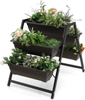 Giantex Vertical Raised Garden Bed, 5 Planter Boxes Container w/Drainage Holes by Giantex