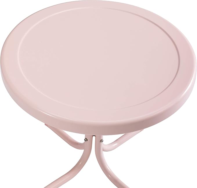 Crosley Furniture Griffith Weather Resistant Retro Metal Outdoor Side Table - Image 4
