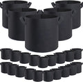 GROWTNT 7 Gallon Grow Bags 24 Pack, 7 Gallon Fabric Pots, Garden Bags to Grow by GROWTNTLLC