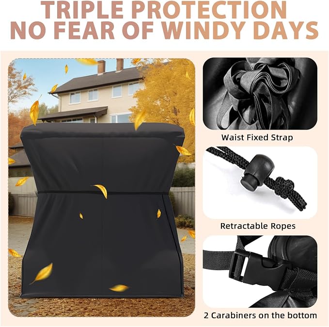 AECOJOY 2-Seat Outdoor Patio Swing Chair - Image 8
