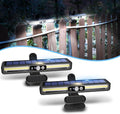 Clip On Solar Motion Lights Outdoor Waterproof, 2 Pack Motion Sensor Outdoor by SunlightEncounter