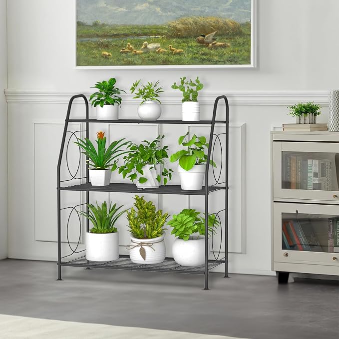 Plant Stand, 3 Tier Plant Shelf - Image 2
