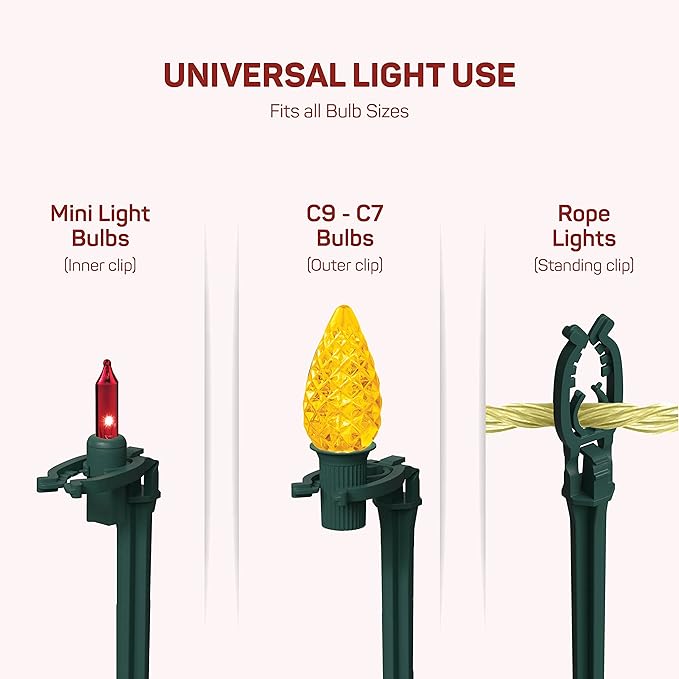 Christmas Light Yard Stakes Outdoor Light Stakes - Image 4