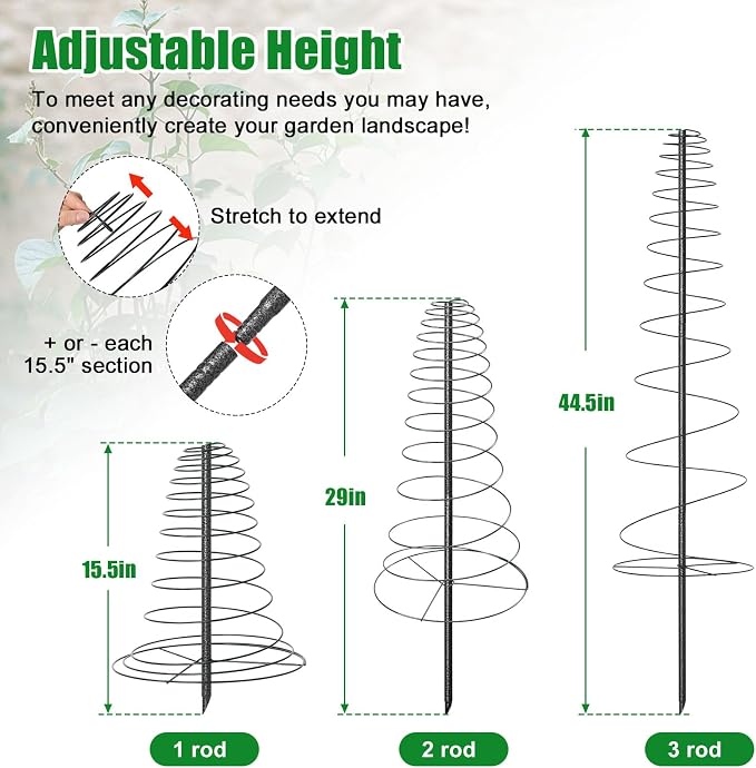Spiral Frame Trellis for Climbing Plants Outdoor Indoor - Image 5
