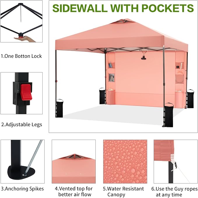 10'x10' Pop Up Canopy Tent - Image 2