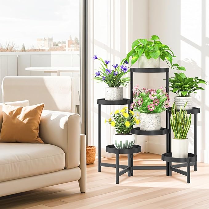 iDavosic.ly 6 Tier Folding Plant Stand Indoor Outdoor - Image 7