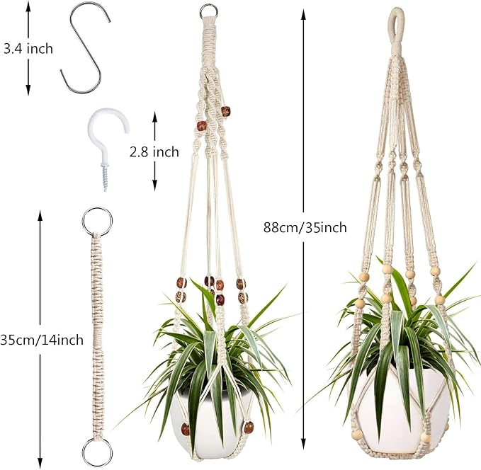 Augshy Macrame Plant Hanger - Image 2