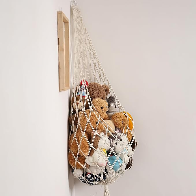 Stuffed Animal Storage Organizers Corner Hanging Ne 60" L Stuffy Animal Hammock - Image 8