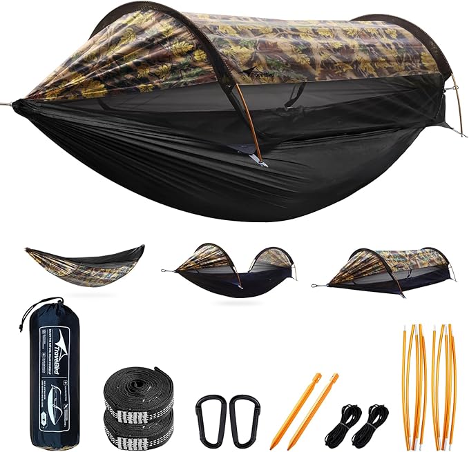 Camping Hammock Tent with Mosquito Net and Sunshade, Extra Large by TravelBird