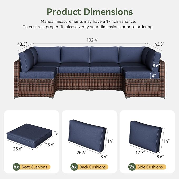 Aoxun Outdoor Replacement Cushions - Image 2