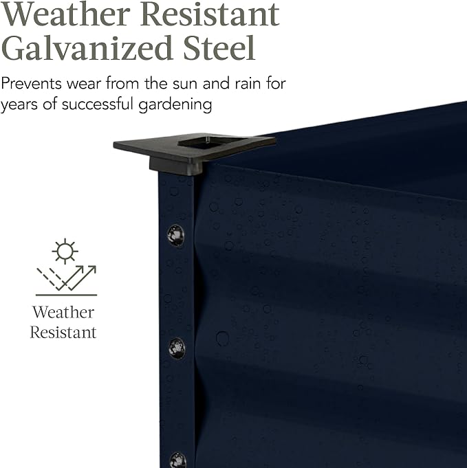 Best Choice Products 48x24x30in Galvanized Raised Garden Bed, Metal Elevated - Image 4