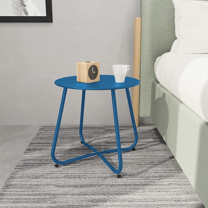 Grand patio Small Round Side Table Outdoor Side Table - Image 2